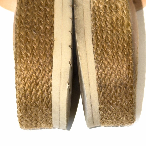 VINCE Grant Slide Suede Espadrille Sz 9 Sandal in Cappuccino Summer Vacation - Picture 9 of 14